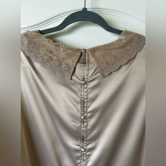 Neon Rose Satin Lace 28 Blouse - Picture 5 of 10